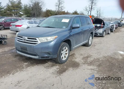 2013 Toyota Highlander Base V6 from USA, damaged, VIN 5TDBK3EH6DS199237